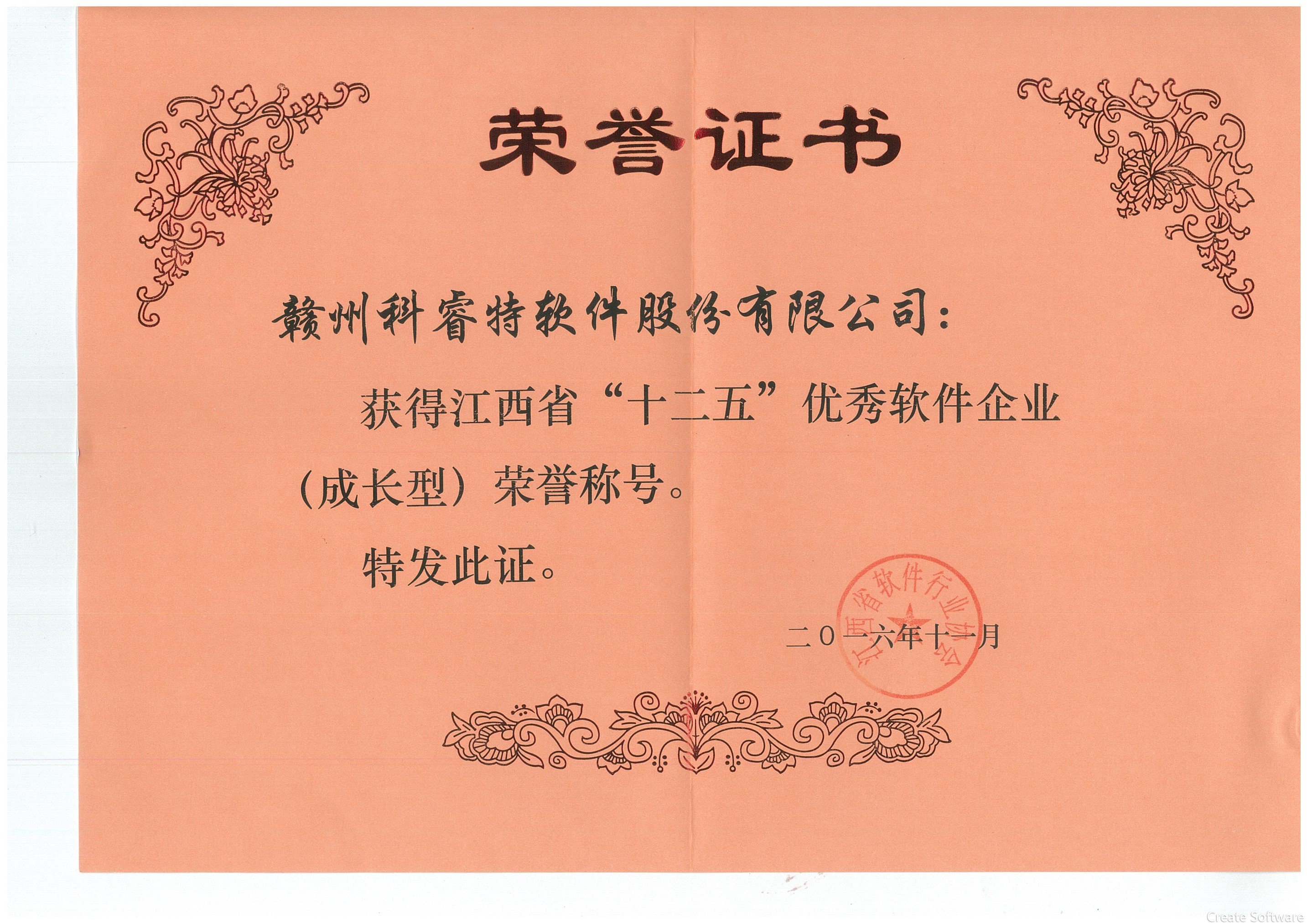 優秀軟件企業（成長型）